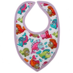 Babero Peces Rosa Pico