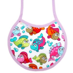 Babero Peces Rosa