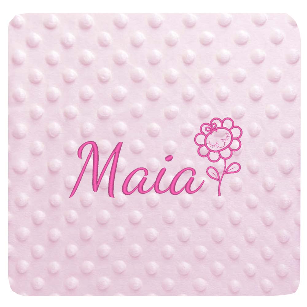 Manta Topitos Margarita Rosa Fucsia 2