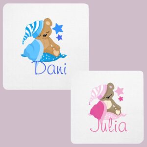 Manta Personalizada Osito Dormilón
