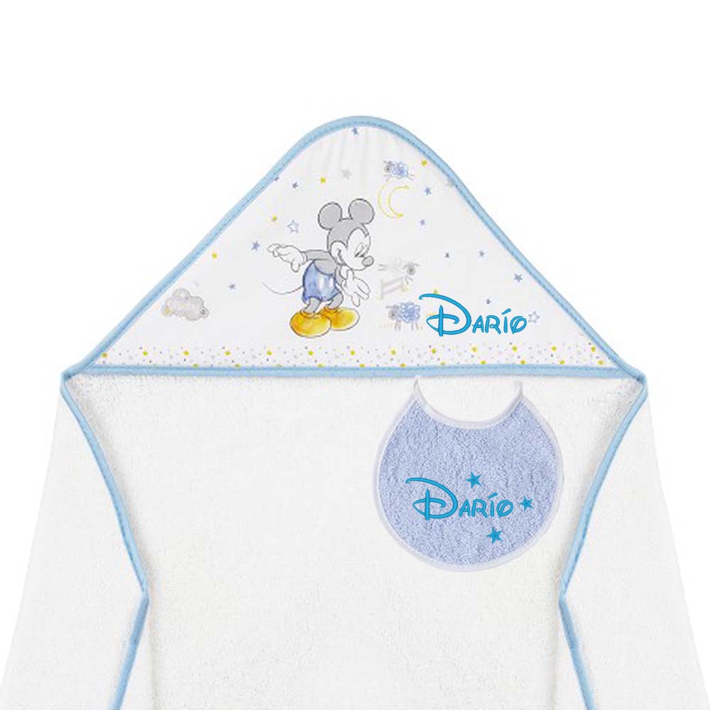 Capa Mickey Babero Turquesa
