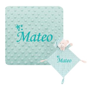 Manta Topos Personalizada + Dudú Osito Personalizado 4 Estrellas