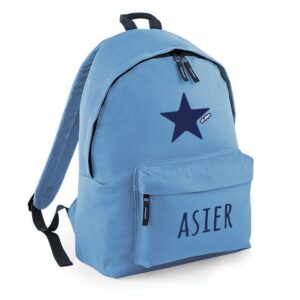 Mochila Junior Personalizada Azul
