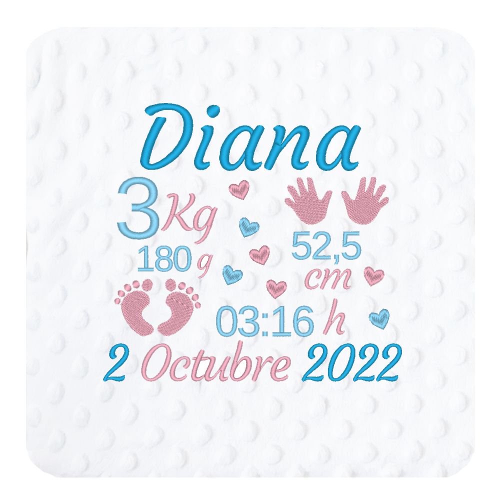Manta Nacimiento Sweet Blanco Rosa_Azul
