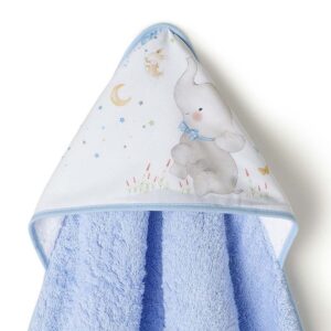 Capa de Baño para Bebé Modelo Elephant Azul