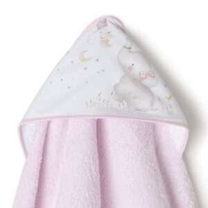Capa de Baño para Bebé Modelo Elephant Rosa