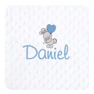 Manta Topitos Personalizada Modelo Conejito