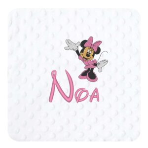 Manta Topitos Personalizada Modelo Minnie