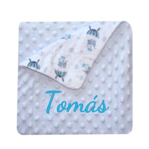 Manta Topitos Personalizada Modelo Paracaídas