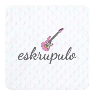 Manta Topitos Personalizada Modelo Guitarra