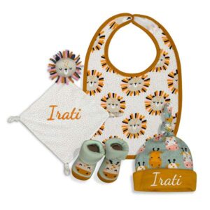 Set Regalo Personalizado 4 Piezas León