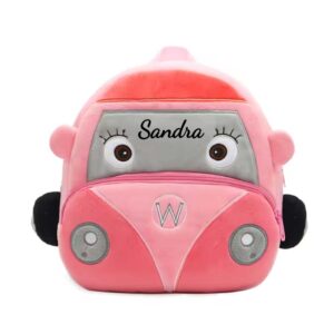 Mochila Personalizada Car Rosa