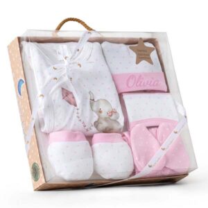 Set Personalizado 5 Piezas Elephant Rosa