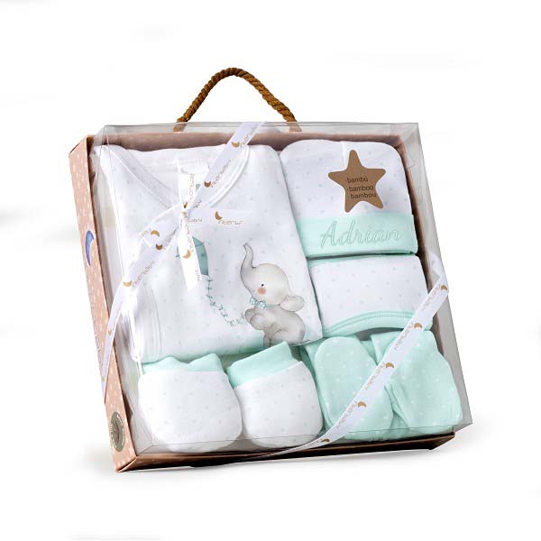 Set P Puesta Elephant Caja Per Menta