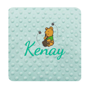 Manta Topitos Personalizada Modelo Winnie the Pooh