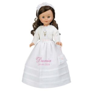 Muñeca Comunión Personalizada Nancy Morena Limosnera