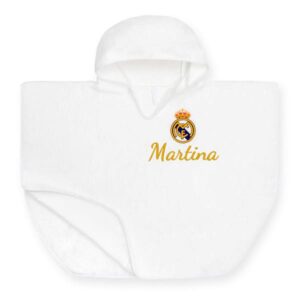 Toalla Poncho personalizada Real Madrid