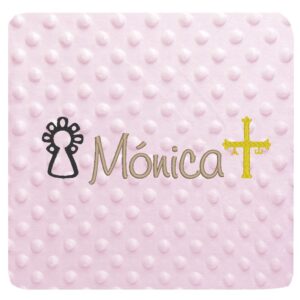 Manta Topitos Personalizada Modelo Pilarica