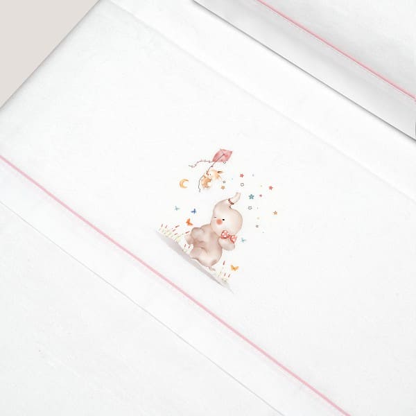 Sabanas Franela Elephant Rosa2