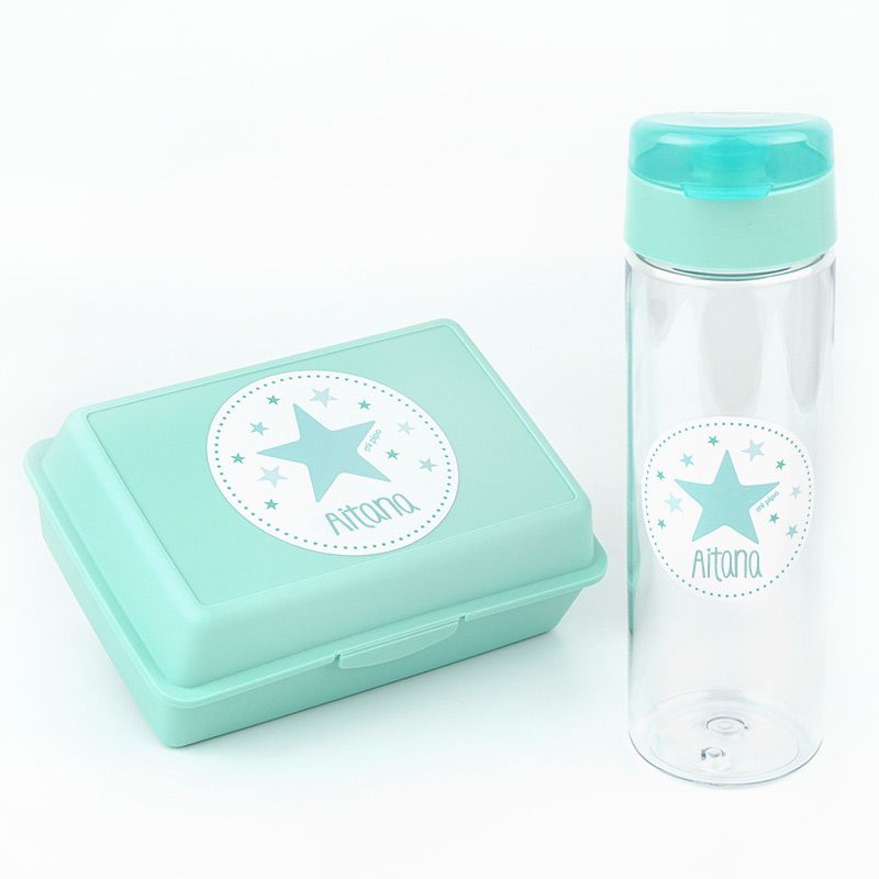 pack-botella-600ml-cajita-porta-alimentos-estrella-menta-personalizadas (1)