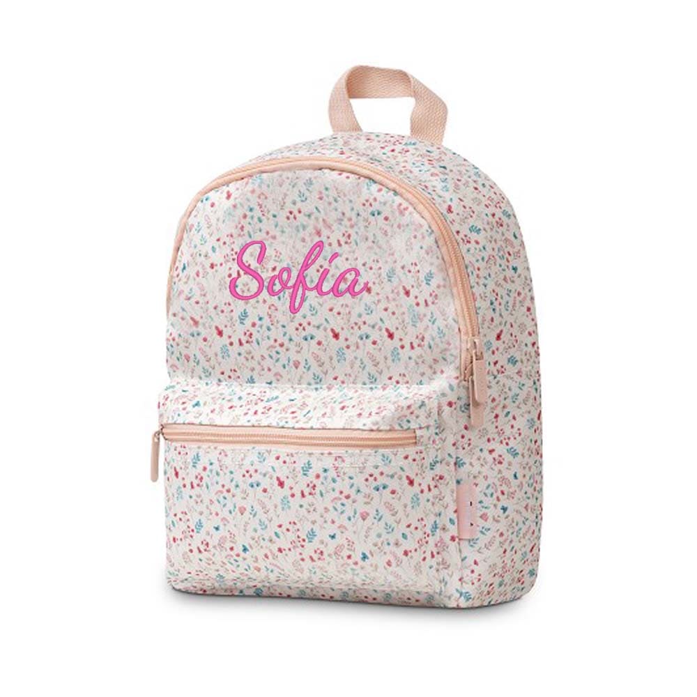 Mochila Flowers Fucsia
