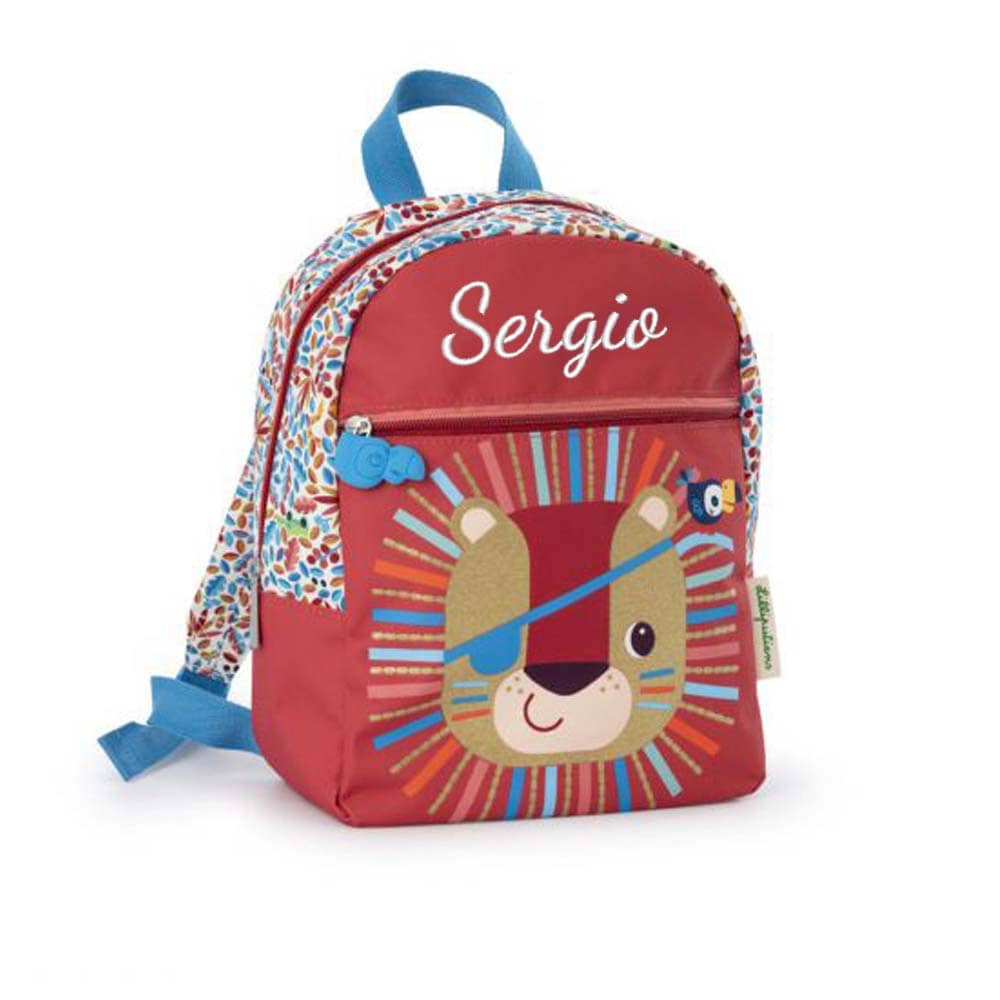 Mochila Lilliputiens Jack el Leon Blanco