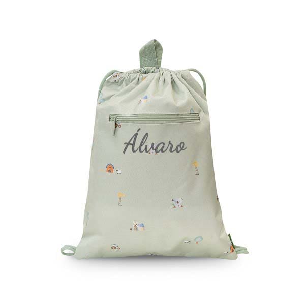 Mochila Saco Granja Gris