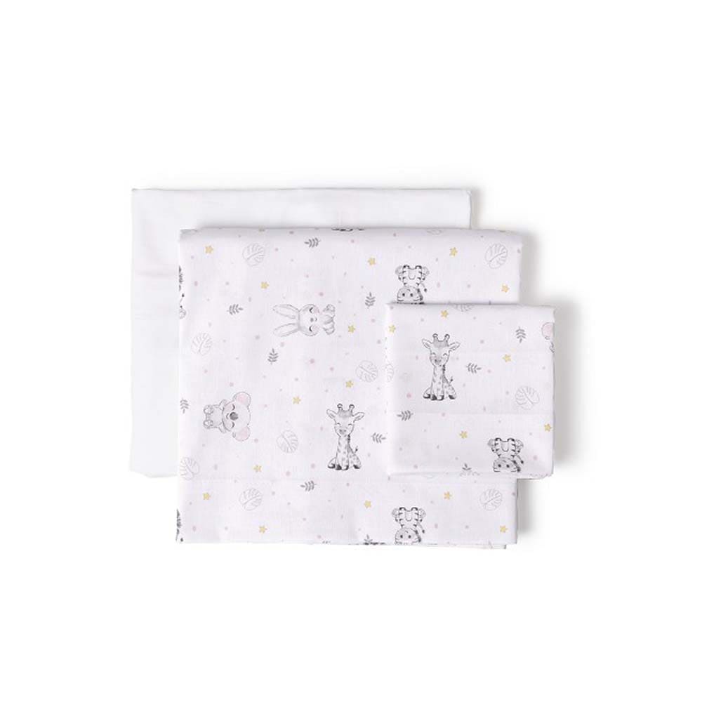 Sabanas Franela Koala Rosa